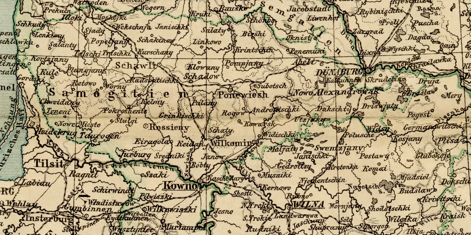 Rußland Westliche Gouvernements ca 1886 historische Karte Lithographie