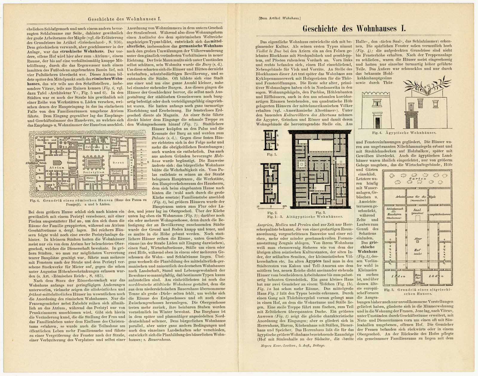 Wohnhäuser I Gotik und Renaissance ca 1897 historische Bildtafel Holzstich