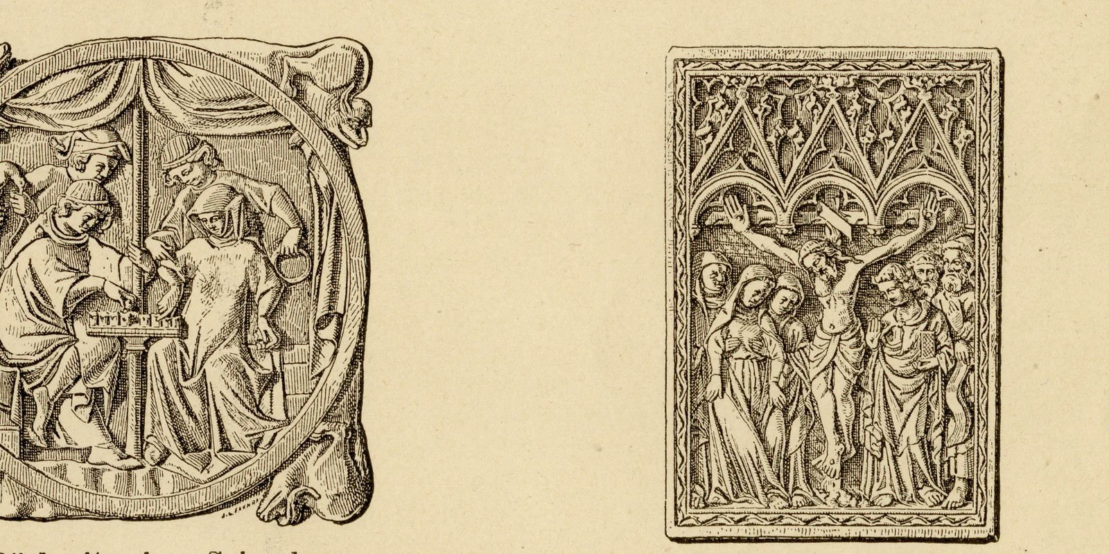 Elfenbeinarbeiten ca 1883 historische Grafik Holzstich