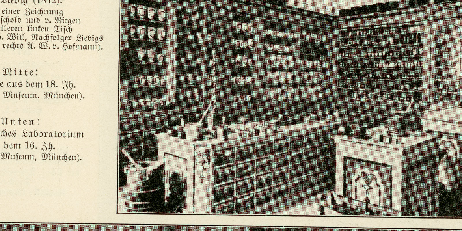 Chemische Laboratorien I - II ca 1931 historische Bildtafel Autotypie