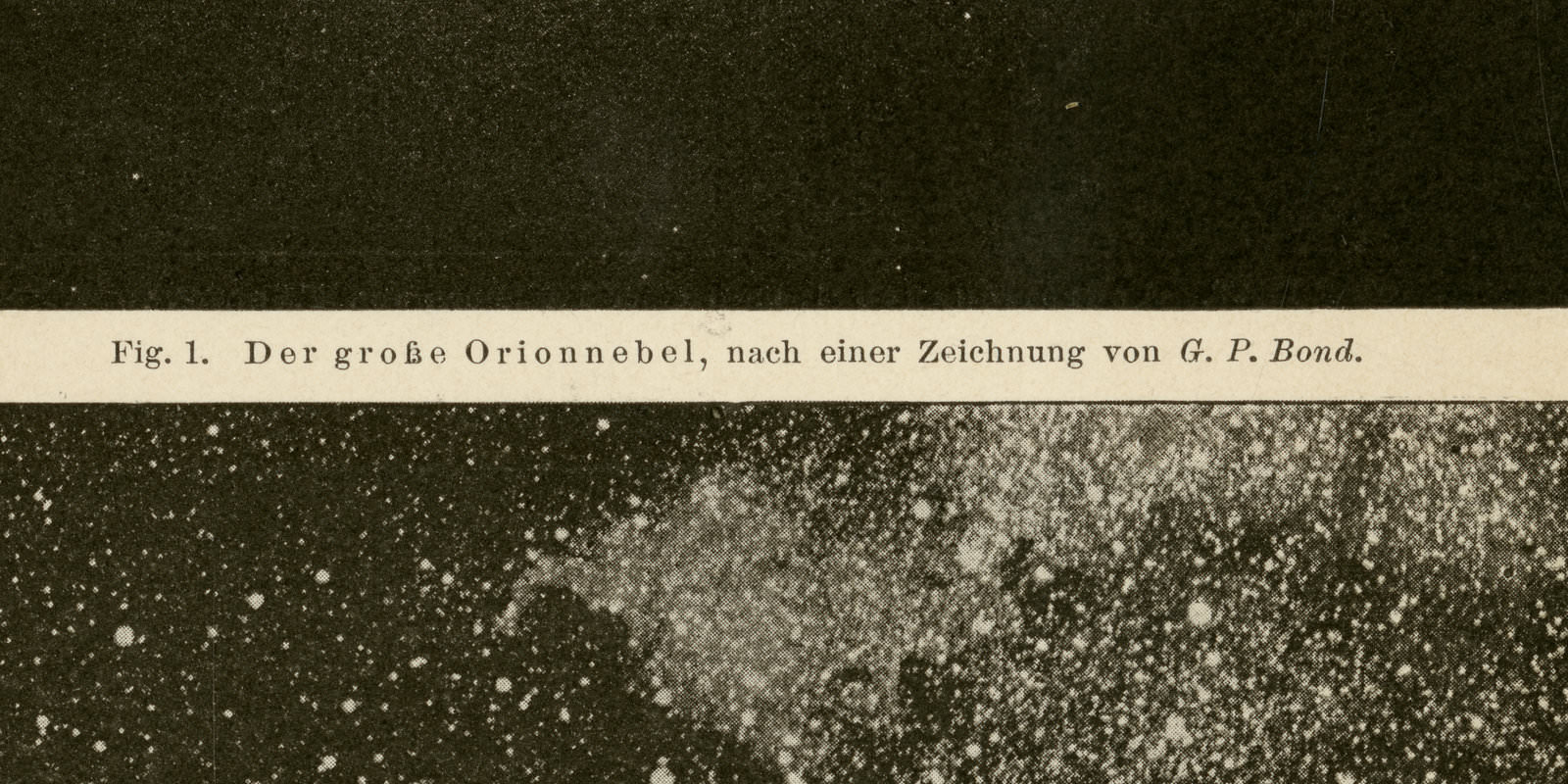 Nebel I - II ca 1896 historische Bildtafel Lithographie