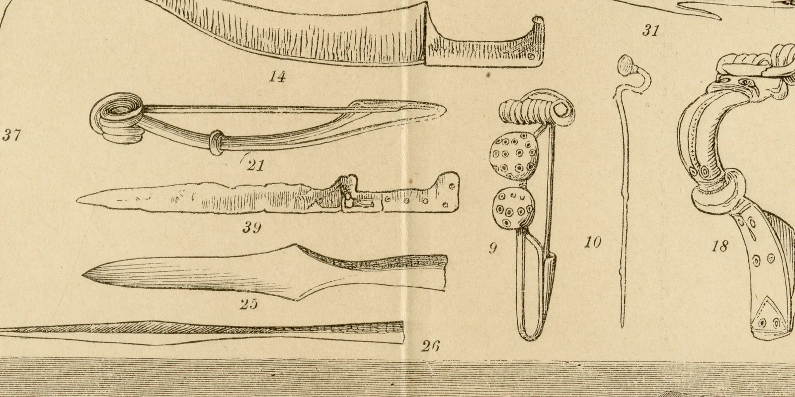 Urgeschichte I ca 1886 historische Grafik Holzstich