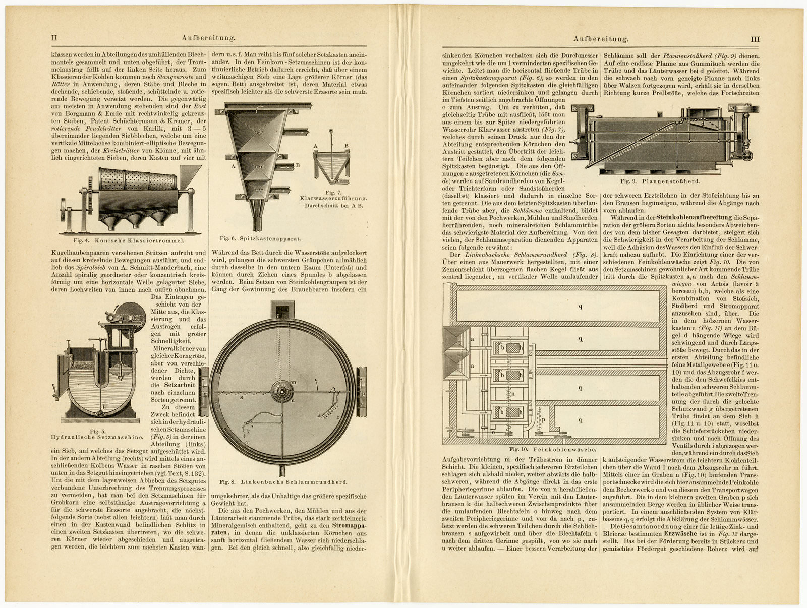 Aufbereitung ca 1893 historische Bildtafel Holzstich