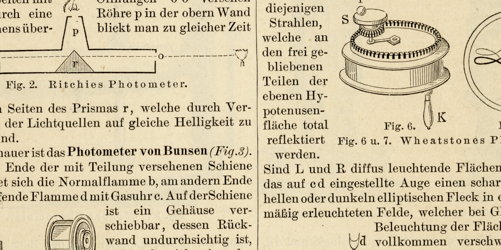 Photometer ca 1896 historische Bildtafel Holzstich