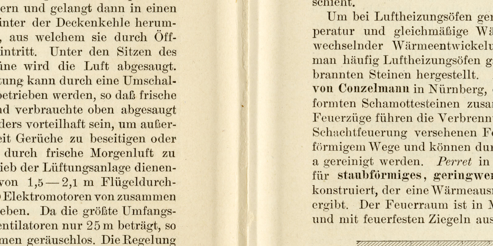 Heizungsanlagen ca 1895 historische Bildtafel Holzstich