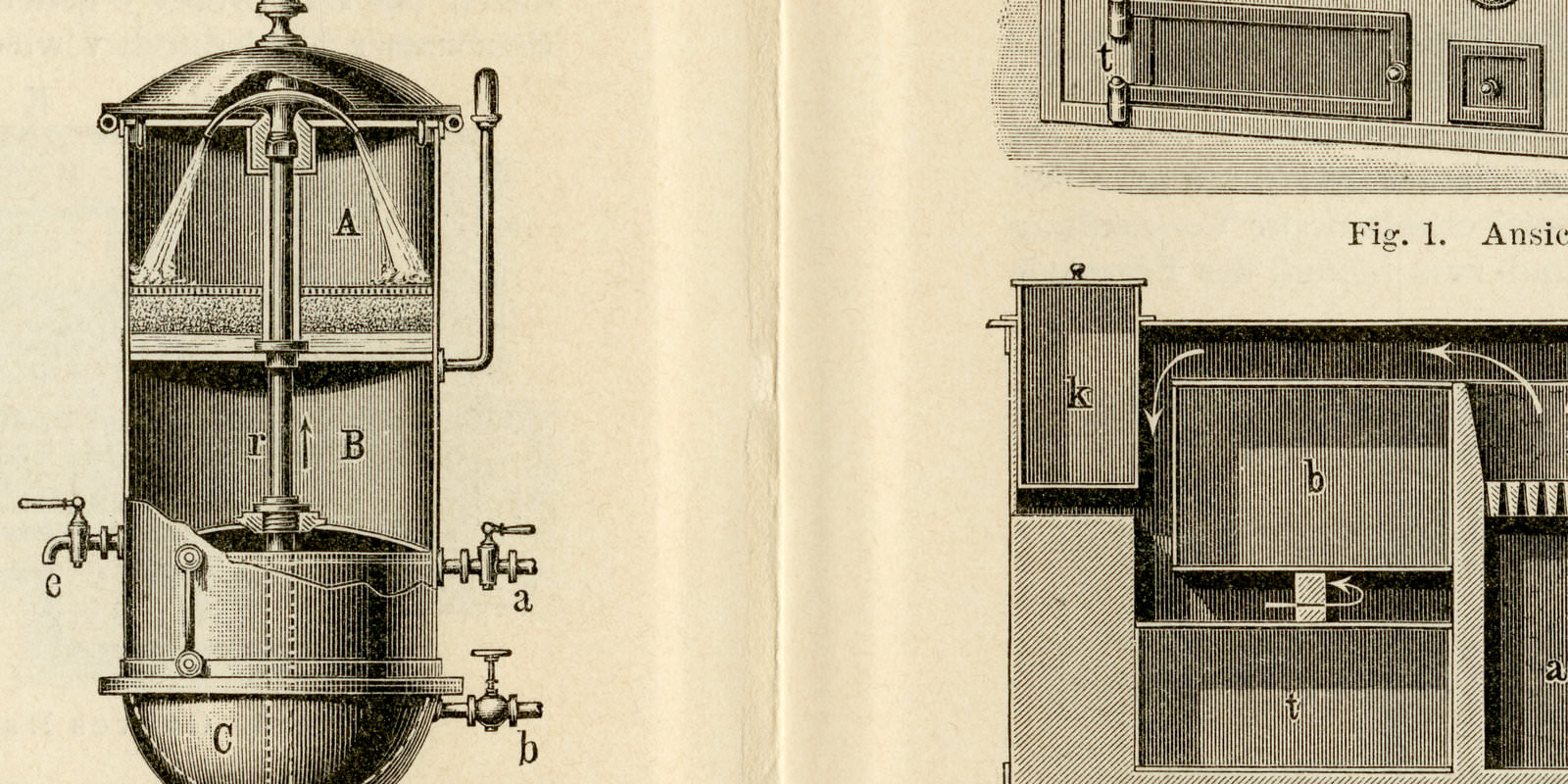 Kochherde und Kochmaschinen ca 1895 historische Bildtafel Holzstich