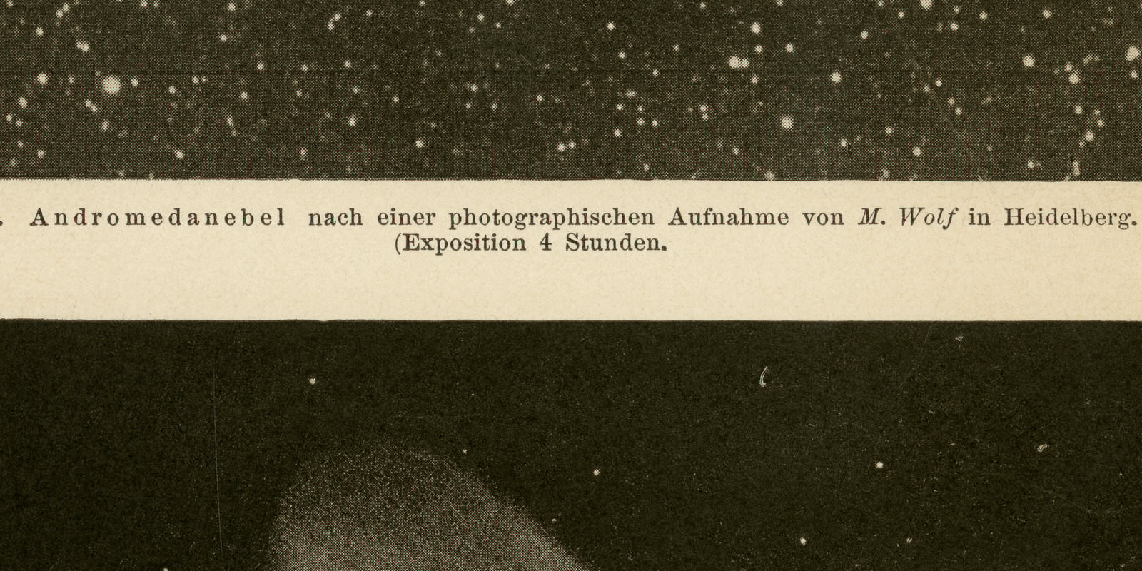 Nebel III ca 1896 historische Bildtafel Lithographie