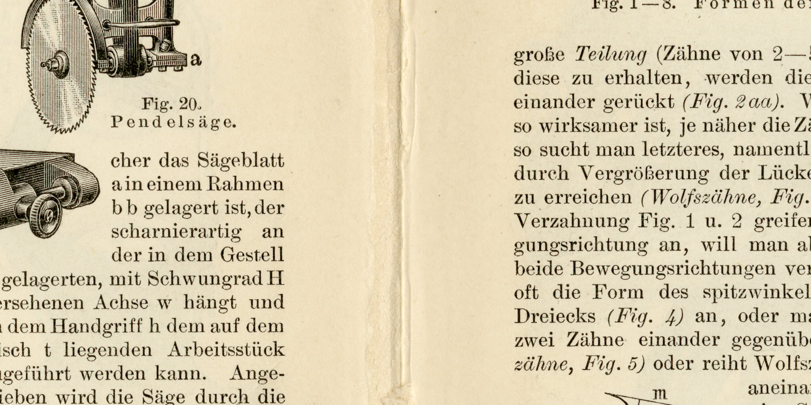 Sägen und Sägemaschinen ca 1897 historische Bildtafel Holzstich