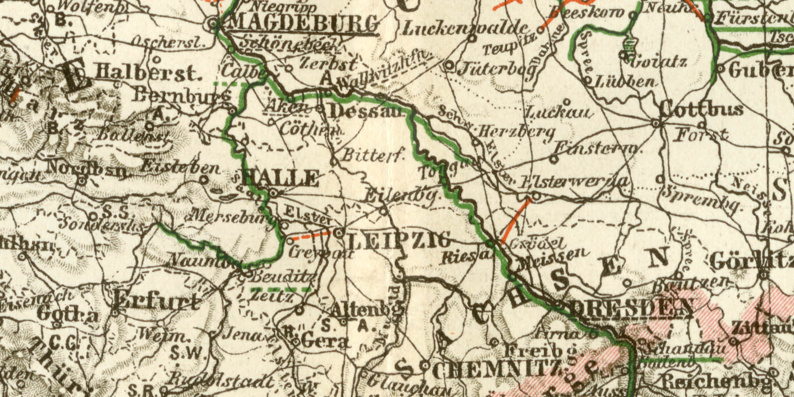 Die Schiffahrtsstrassen des Deutschen Reiches historische Landkarte Lithographie ca 1904