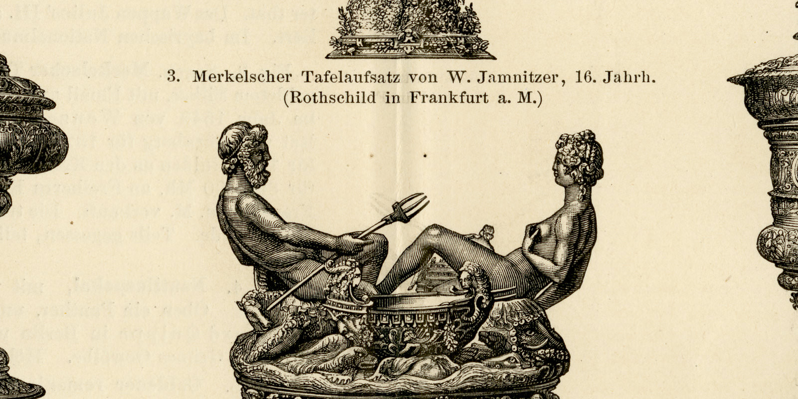 Goldschmiedekunst ca 1894 historische Bildtafel Holzstich