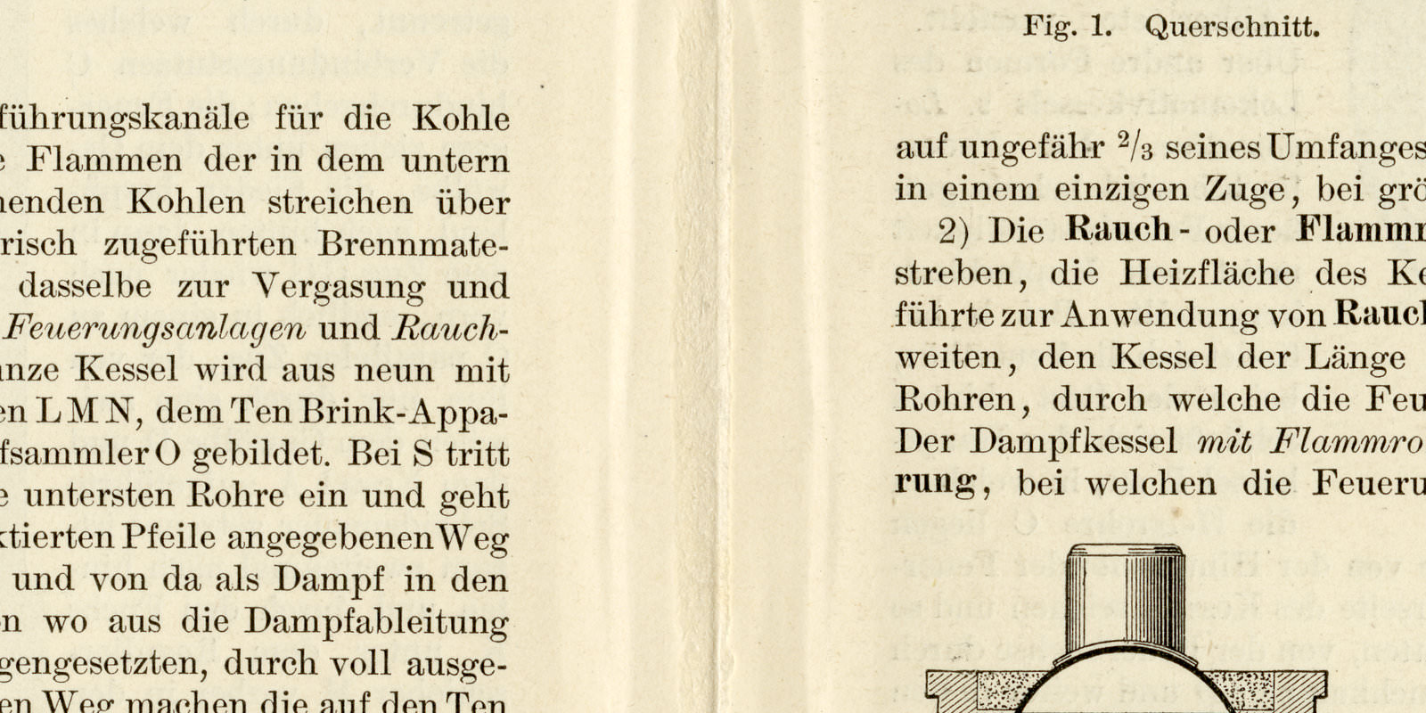 Dampfkessel I ca 1894 historische Bildtafel Holzstich