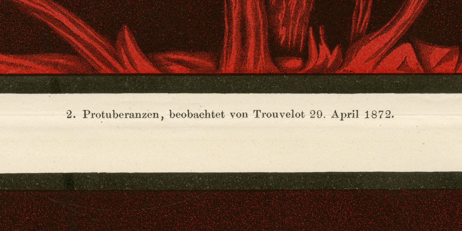 Sonne II ca 1897 historische Bildtafel Chromolithographie