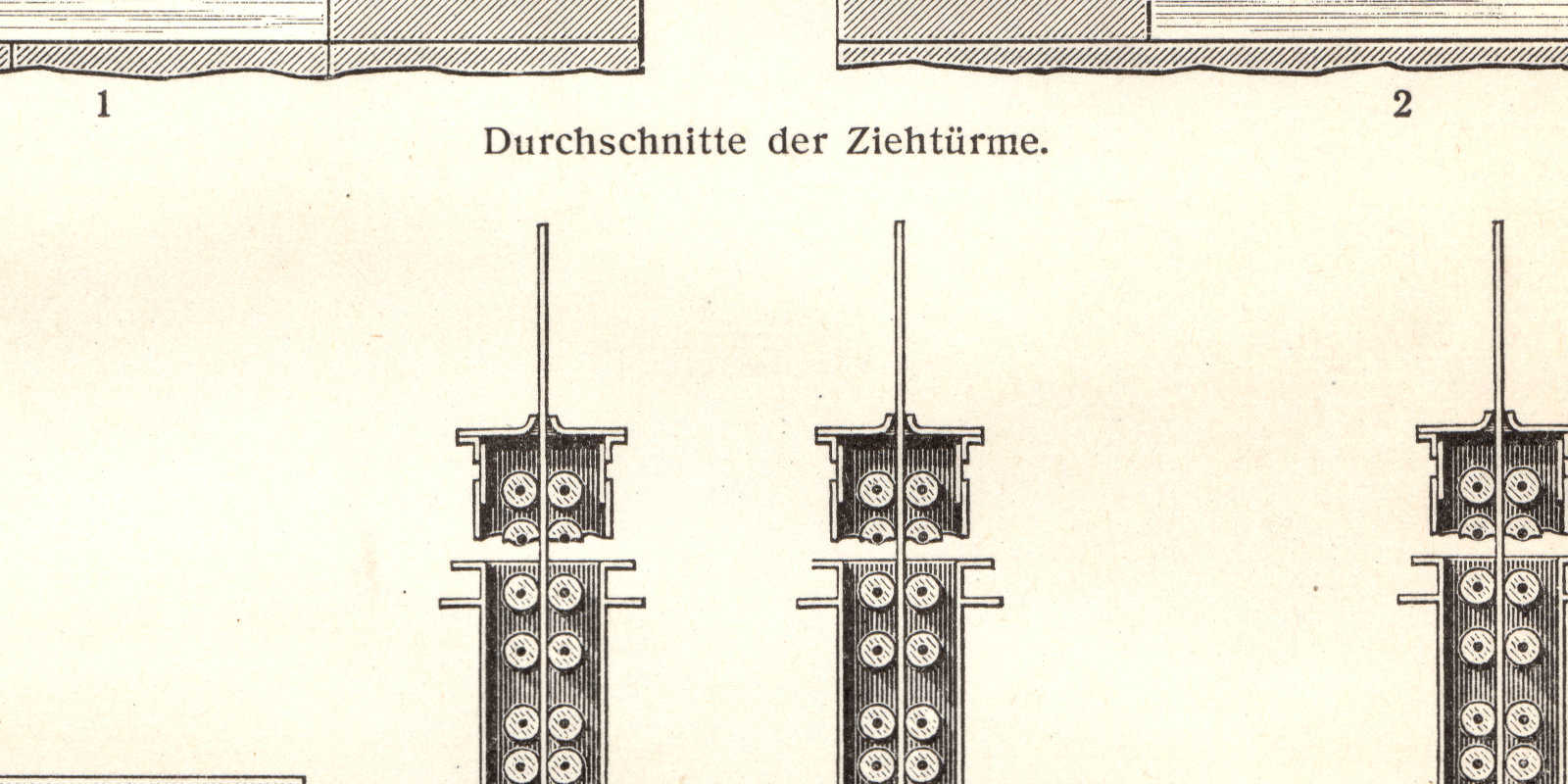 Glasfabrikation IV historischer Druck Holzstich ca 1912