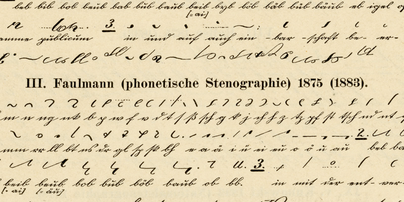 Stenographie ca 1899 historische Bildtafel Lithographie