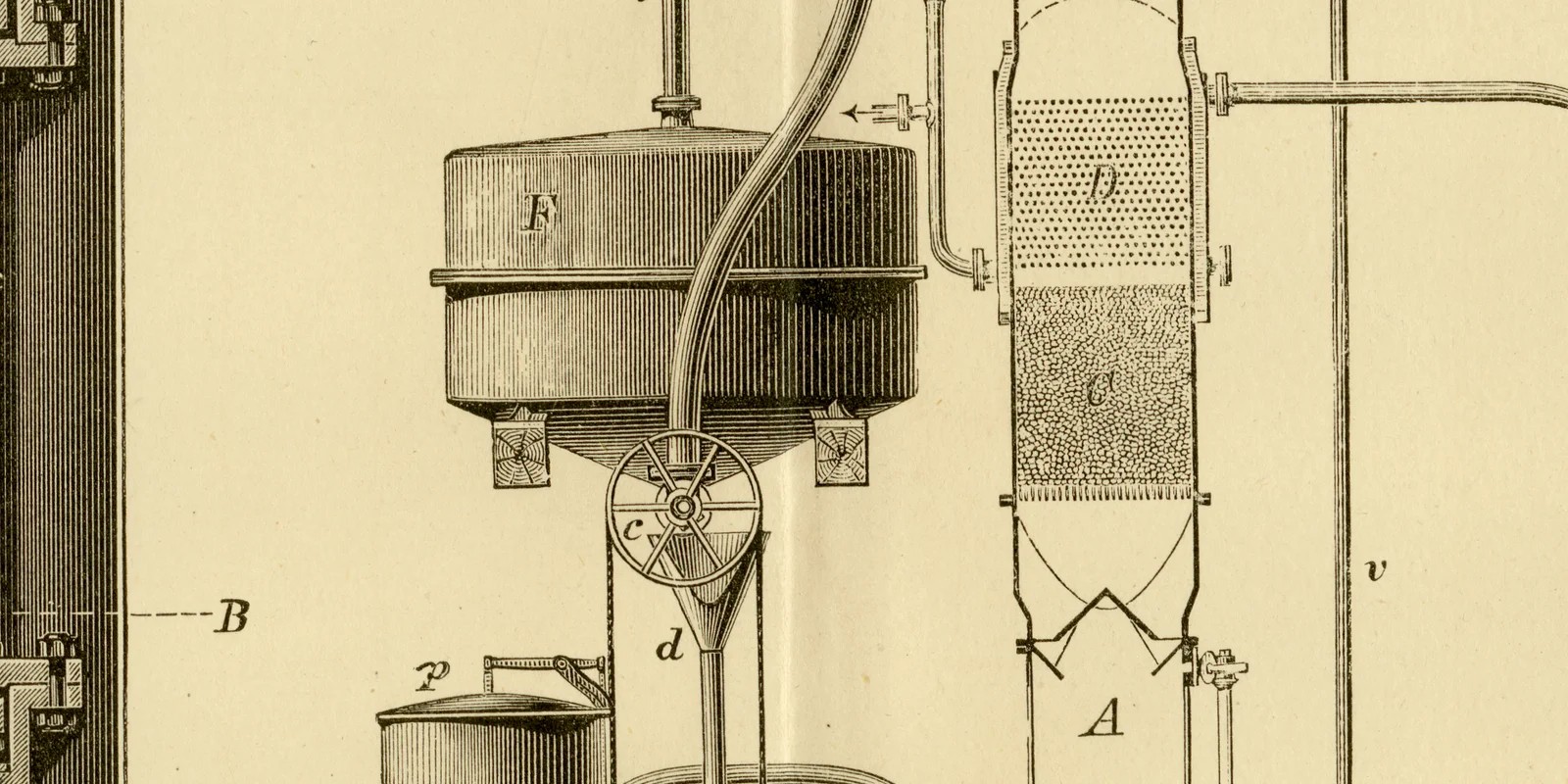 Destillation ca 1883 historische Grafik Holzstich