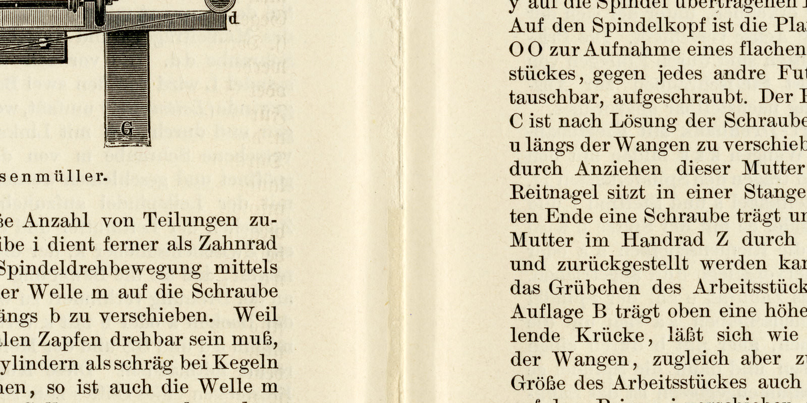 Drehbank ca 1893 historische Bildtafel Holzstich