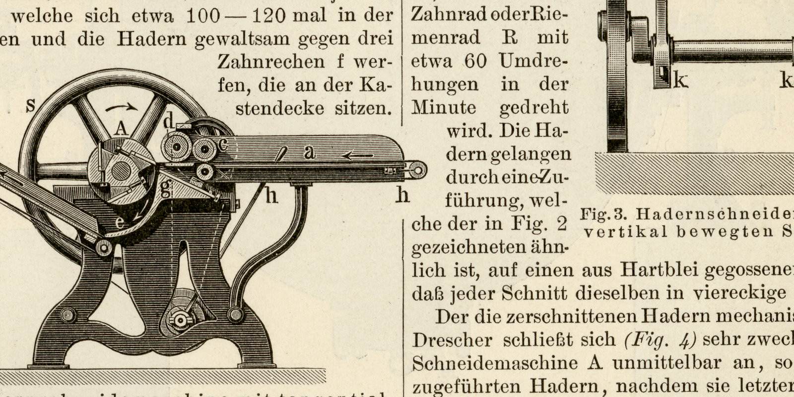 Papierfabrikation I - II ca 1896 historische Bildtafel Holzstich