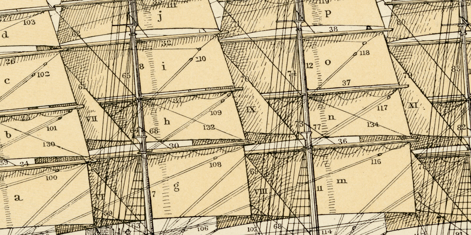 Takelung ca 1899 historische Bildtafel Lithographie