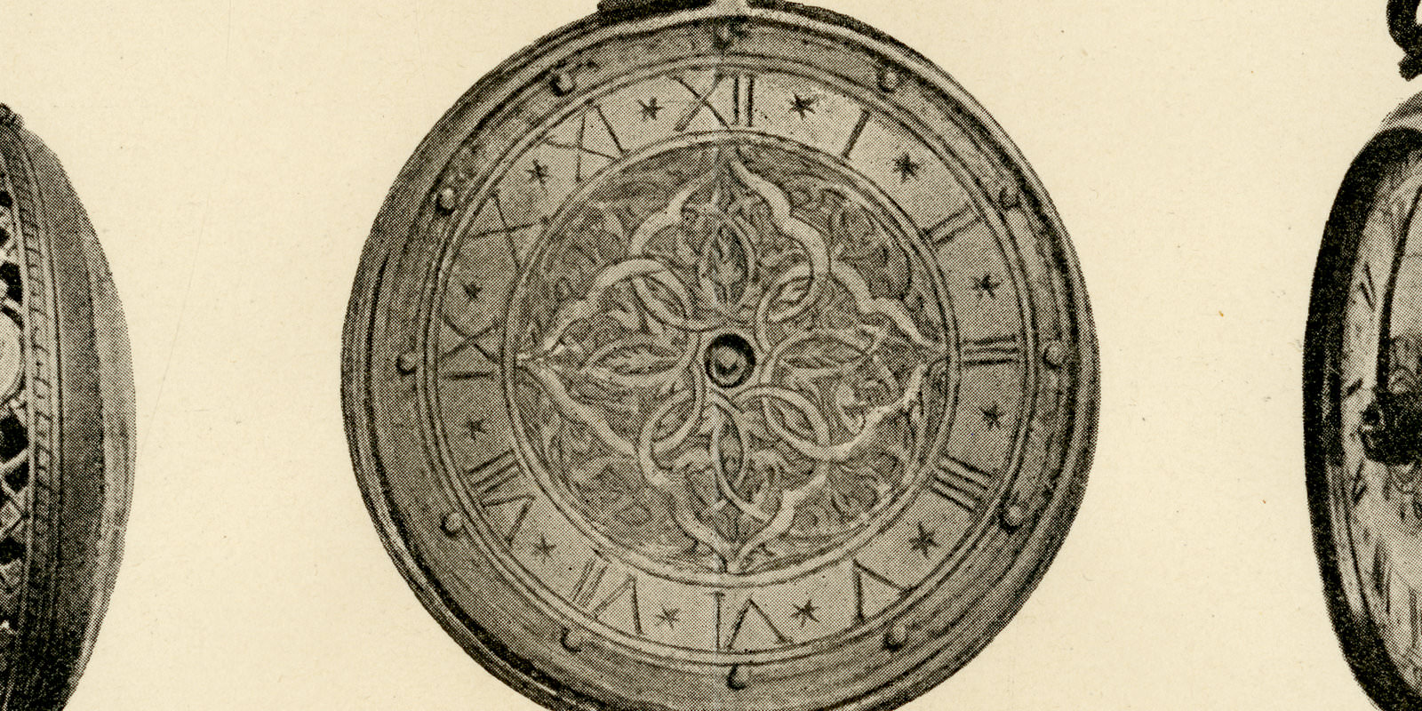 Geschichte der Taschenuhr ca 1898 historischer Druck Autotypie