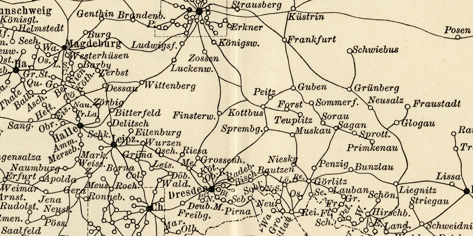 Fernsprecher V Verbindungsanlagen Deutsches Reich ca 1899 historische Karte Lithographie