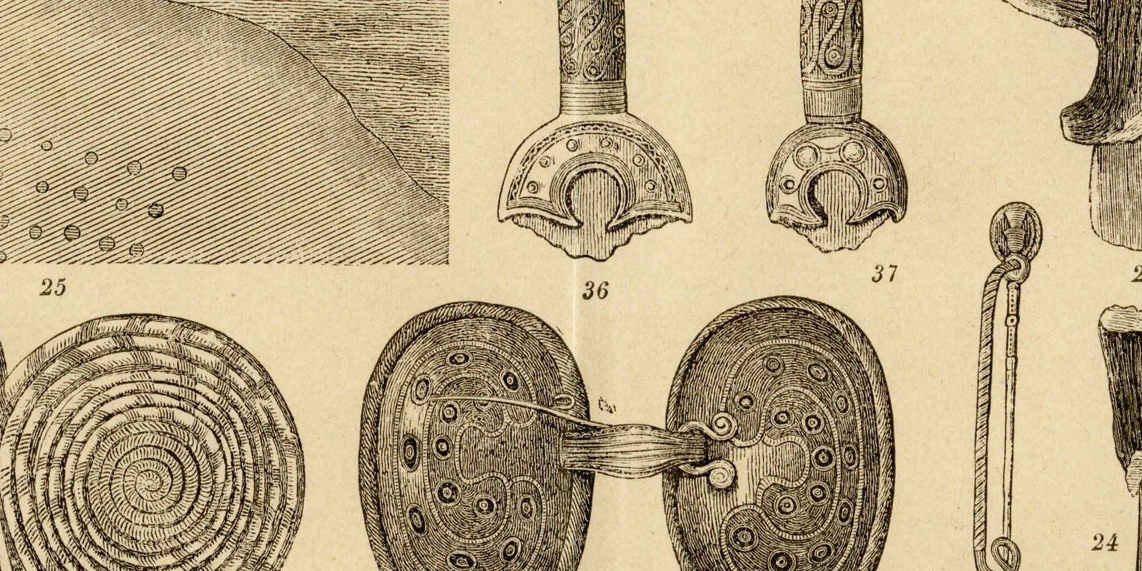 Urgeschichte II ca 1886 historische Grafik Holzstich