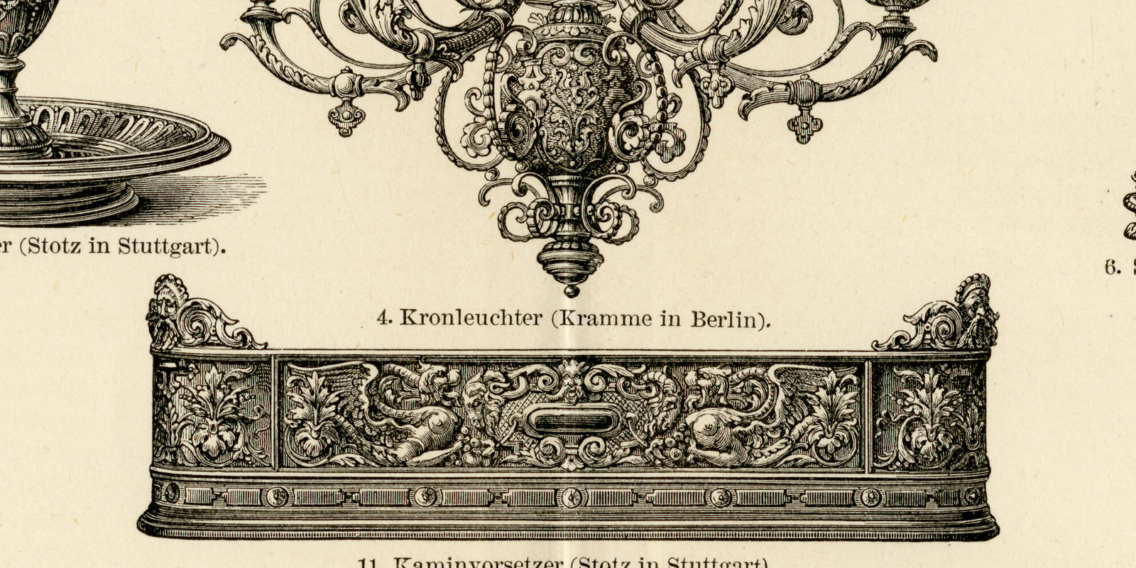 Moderne Bronze Kunstindustrie ca 1893 historische Bildtafel Holzstich