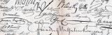 Autographen berühmter Personen I. + II. ca. 1885 Original der Zeit