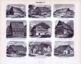 Bauernhaus I. + II. ca. 1893 Original der Zeit