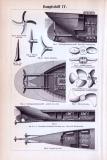 Dampfschiff III. + IV. ca. 1893 Original der Zeit
