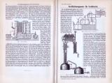 Technische Abhandlung über industrielle Destillationsanlagen aus 1893.