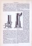 Eisengießerei ca. 1893 Original der Zeit