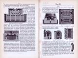 Technische Abhandlung aus 1893 zum Thema Eisen mit verschiedenen Stichen.