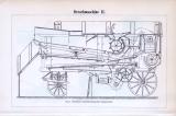 Dreschmaschinen I. + II. ca. 1893 Original der Zeit