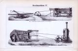 Dreschmaschinen III. + IV. ca. 1893 Original der Zeit
