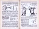 Gaskraftmaschinen ca. 1893 Original der Zeit