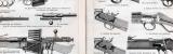 Stich aus 1893 zeigt verschiedene Handfeuerwaffen und...