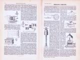 Technische Abhandlung mit Stichen aus 1893 zum Thema elektrische Läutwerke.