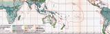 Verbreitung der wichtigsten Pflanzengruppen der Erde Weltkarte ca. 1893 Original der Zeit