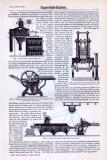 Technische Abhandlung mit Stichen aus 1893 zur...