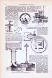 Wasserr&auml;der und Turbinen III. + IV. ca. 1893 Original der Zeit