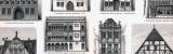 Geschichte des Wohnhauses I. + Tafel I. Gotik und Renaissance ca. 1893 Original der Zeit