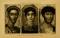 Lichtdruck aus 1891 zeigt 3 gemalte Portraits aus Gräbern bei El-Fajum.