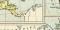 Geschichte der Staaten Amerikas Karte Lithographie 1899 Original der Zeit
