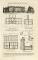 Stich aus 1892 zeigt Grundrisse und Ansichten von Arbeiterwohnungen auf Vorder- und Rückseite des Blattes.