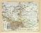 Militärdislokation im Deutschen Reiche Östliche Grenze historische Militärkarte Lithographie ca. 1899