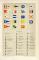 Flaggen und Fernsignale des Internationalen Signalbuchs historische Bildtafel Chromolithographie ca. 1892