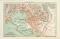 Genua Stadtplan Lithographie 1892 Original der Zeit