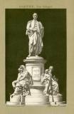 Goethe von Schaper historische Bildtafel Lithographie ca....