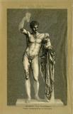 Hermes Von Praxiteles ergänzt von Schaper Torso ausgegraben in Olympia historische Bildtafel Lithographie ca. 1892