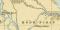 Kanton Karte Lithographie 1899 Original der Zeit
